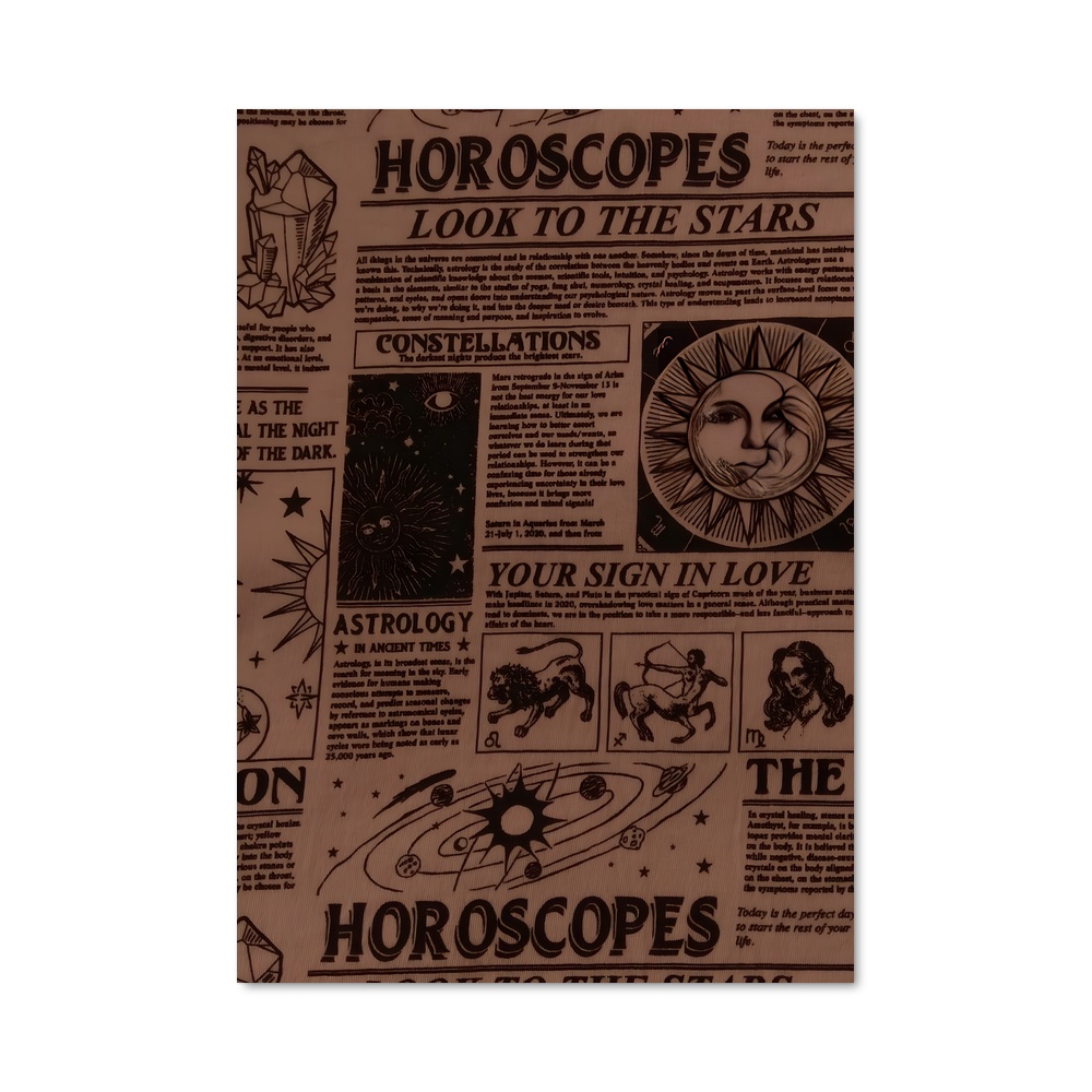 Poster Cosmos en Bandes Dessinées – affiche Espace rétro